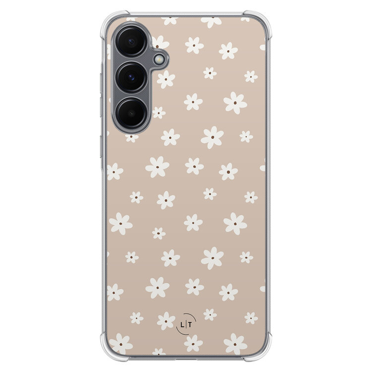 Leuke Telefoonhoesjes Samsung Galaxy A35 shockproof case - Cute flowers