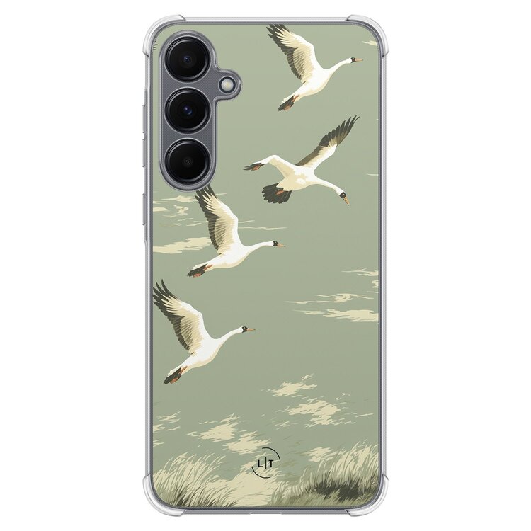 Leuke Telefoonhoesjes Samsung Galaxy A15 shockproof case - Vogels