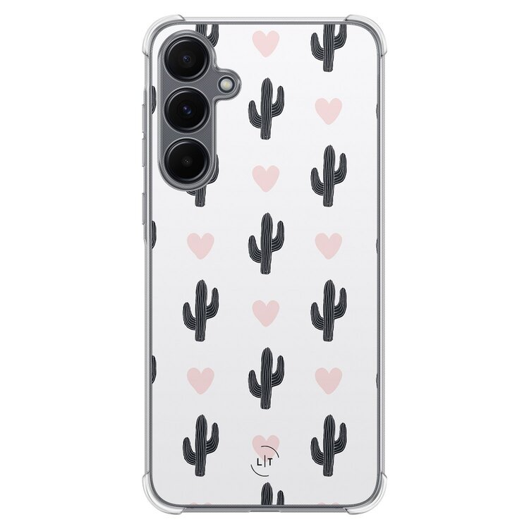 Leuke Telefoonhoesjes Samsung Galaxy A15 shockproof case - Cactus love