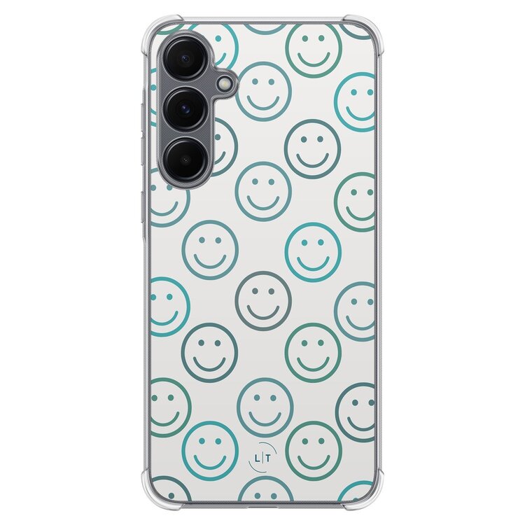Leuke Telefoonhoesjes Samsung Galaxy A15 shockproof case - Happy faces