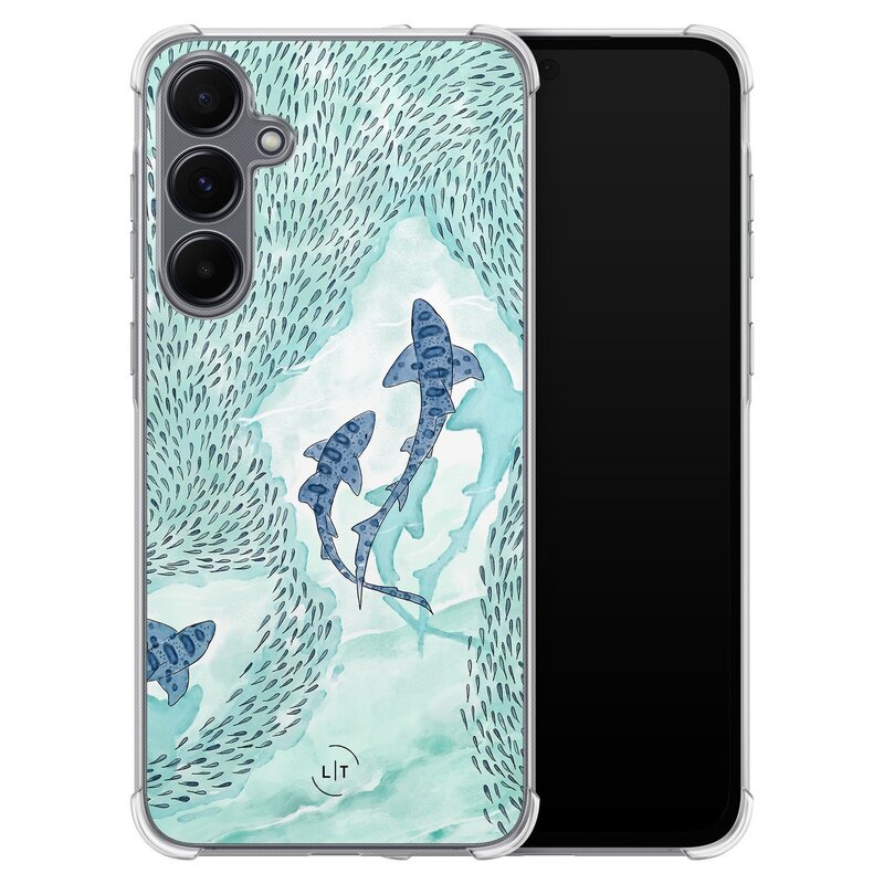 Leuke Telefoonhoesjes Samsung Galaxy A15 shockproof case - Baby shark