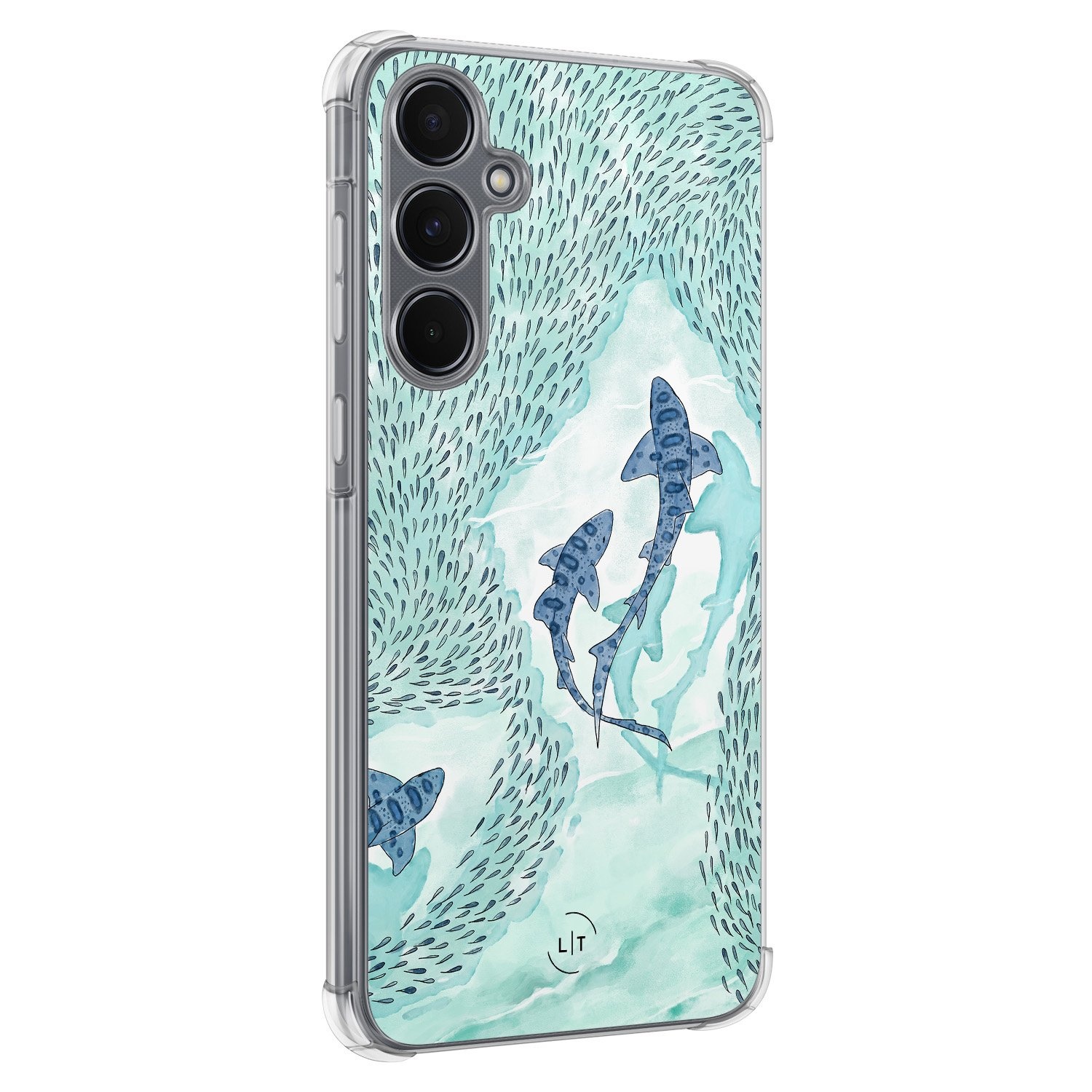 Leuke Telefoonhoesjes Samsung Galaxy A15 shockproof case - Baby shark