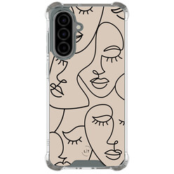 Leuke Telefoonhoesjes Samsung Galaxy A56 shockproof case - Abstract faces