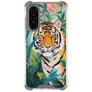 Leuke Telefoonhoesjes Samsung Galaxy A56 shockproof case - Tijger in de jungle