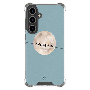 Leuke Telefoonhoesjes Samsung Galaxy S24 FE shockproof case - Moon birds