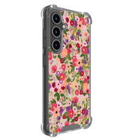 Leuke Telefoonhoesjes Samsung Galaxy S24 FE shockproof case - Floral garden