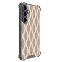 Leuke Telefoonhoesjes Samsung Galaxy S24 FE shockproof case - Abstract beige