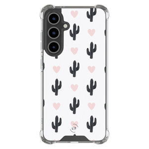Leuke Telefoonhoesjes Samsung Galaxy S24 FE shockproof case - Cactus love