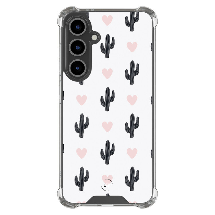 Leuke Telefoonhoesjes Samsung Galaxy S24 FE shockproof case - Cactus love