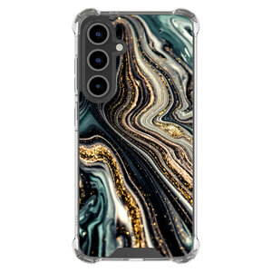 Leuke Telefoonhoesjes Samsung Galaxy S24 FE shockproof case - Marmer swirl