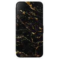 Leuke Telefoonhoesjes Samsung Galaxy A56 bookcase leer - Marmer zwart goud