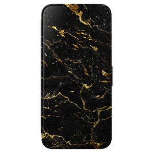 Leuke Telefoonhoesjes Samsung Galaxy A56 bookcase leer - Marmer zwart goud