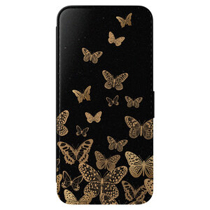 Leuke Telefoonhoesjes Samsung Galaxy A56 bookcase leer - Vlinders