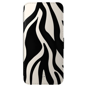 Leuke Telefoonhoesjes Samsung Galaxy A56 bookcase leer - Zebra