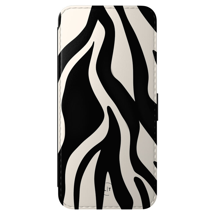 Leuke Telefoonhoesjes Samsung Galaxy A56 bookcase leer - Zebra