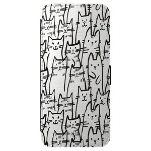 Leuke Telefoonhoesjes Samsung Galaxy A56 bookcase leer - Katten