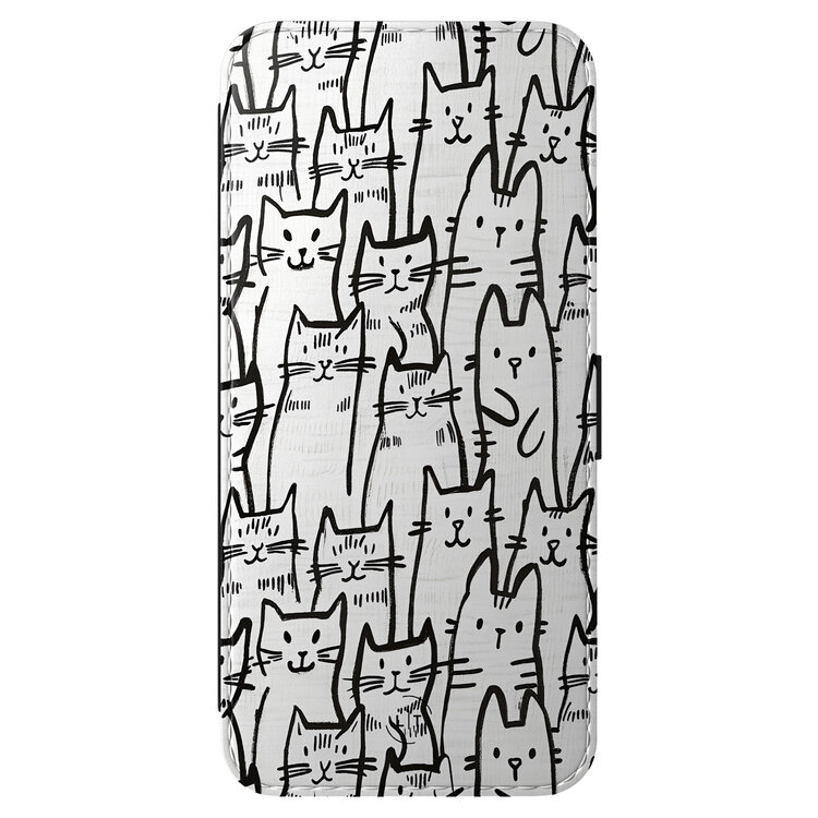 Leuke Telefoonhoesjes Samsung Galaxy A56 bookcase leer - Katten