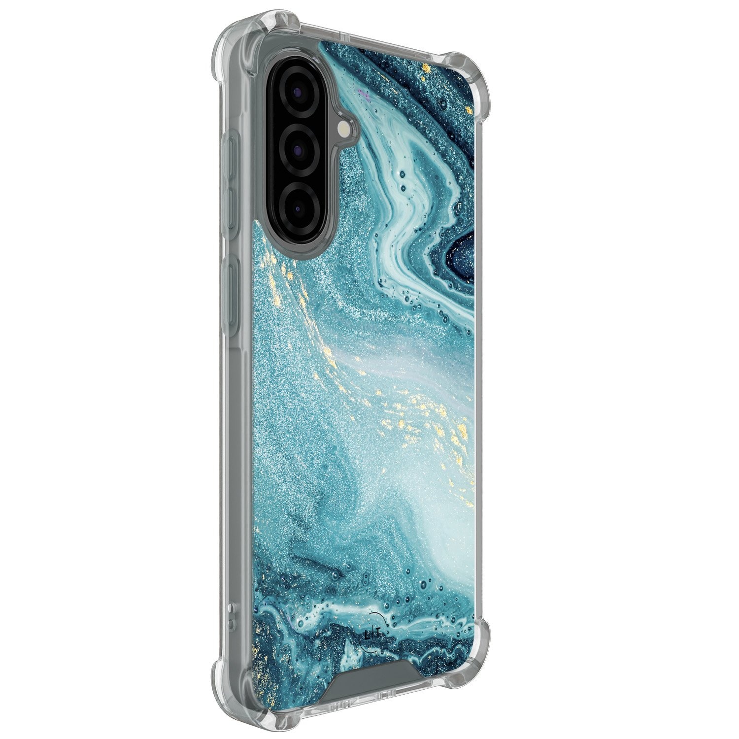 Leuke Telefoonhoesjes Samsung Galaxy A36 shockproof case - Marmer blauw