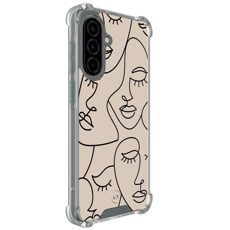 Leuke Telefoonhoesjes Samsung Galaxy A36 shockproof case - Abstract faces