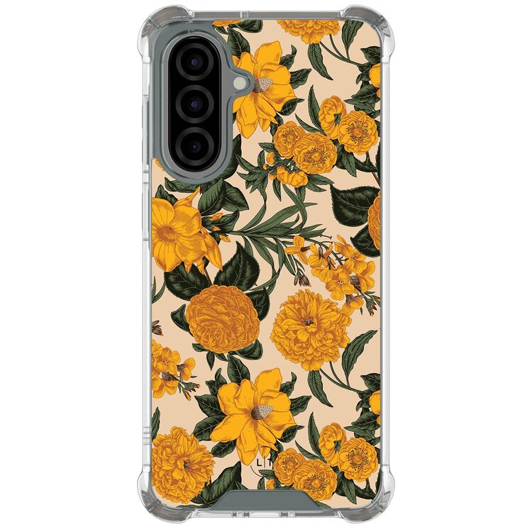 Leuke Telefoonhoesjes Samsung Galaxy A36 shockproof case - Retro flowers