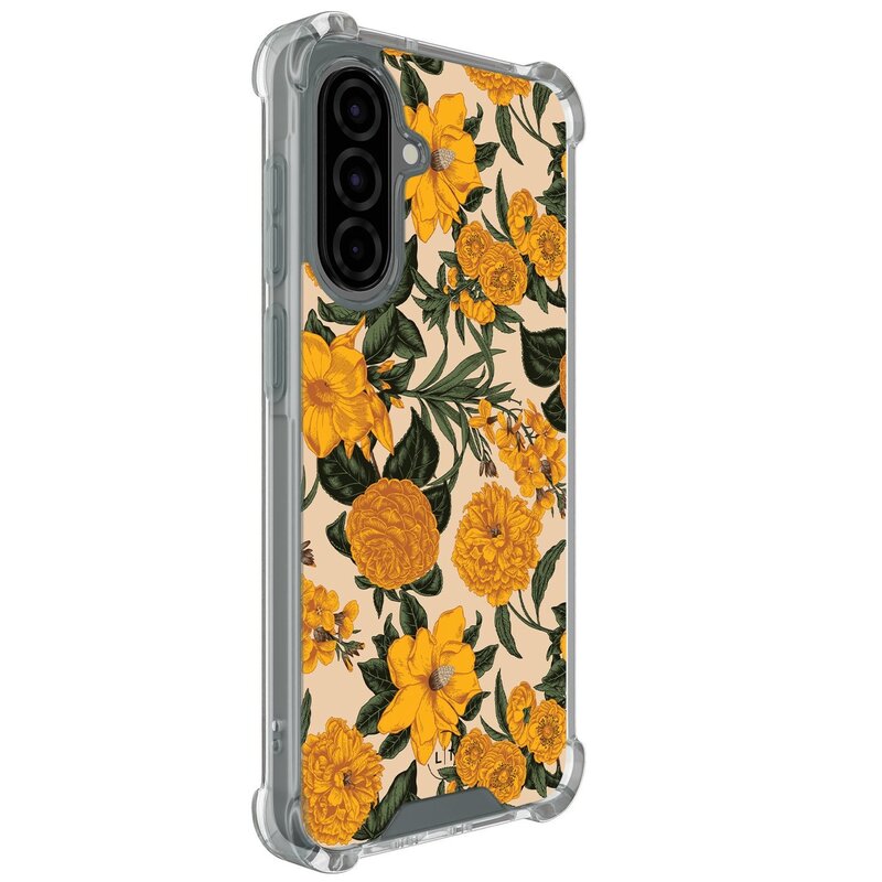 Leuke Telefoonhoesjes Samsung Galaxy A36 shockproof case - Retro flowers