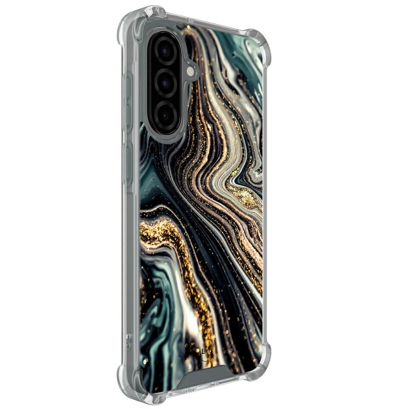 Leuke Telefoonhoesjes Samsung Galaxy A36 shockproof case - Marmer swirl