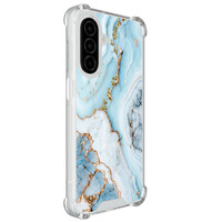 Leuke Telefoonhoesjes Samsung Galaxy A26 shockproof case - Marmer babyblauw