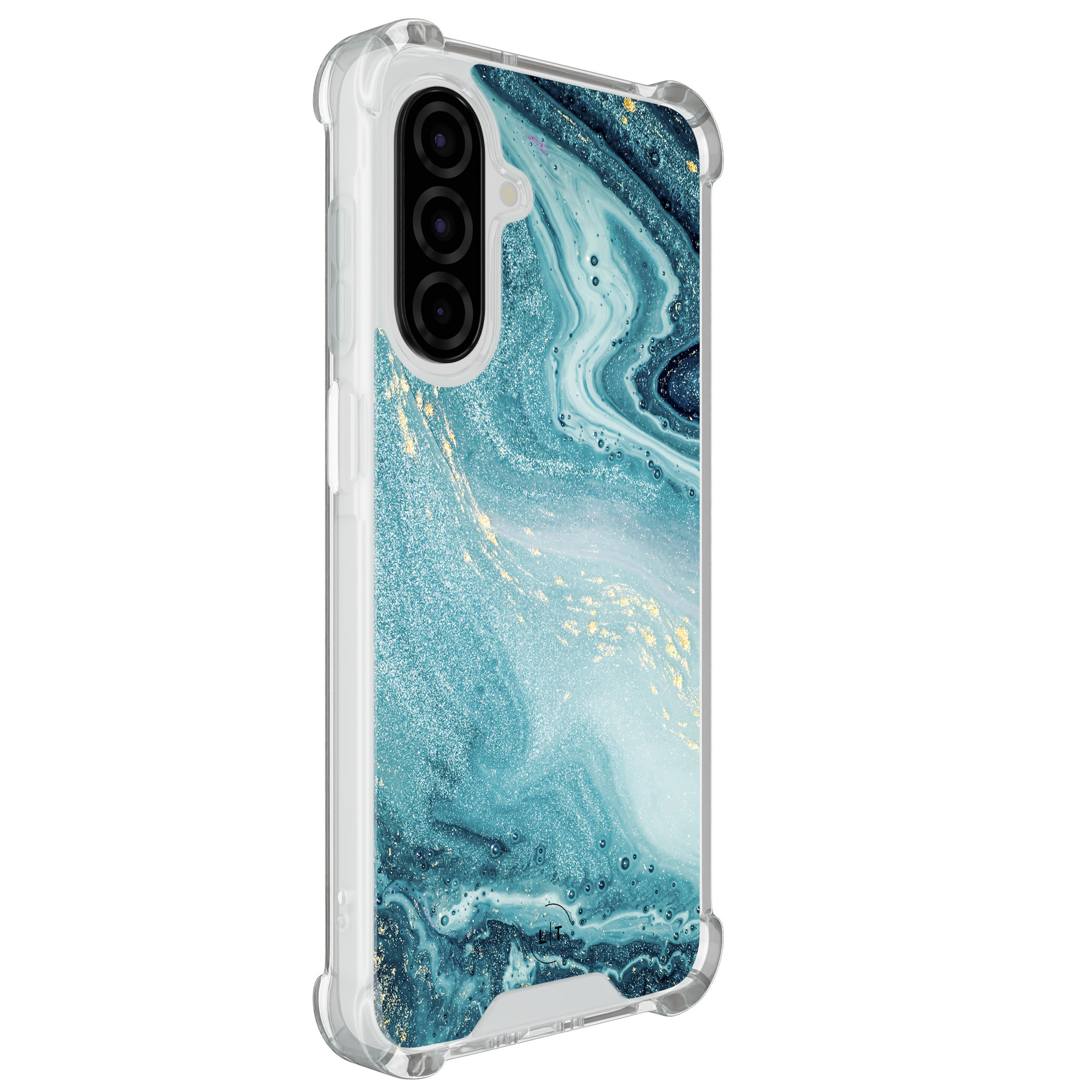 Leuke Telefoonhoesjes Samsung Galaxy A26 shockproof case - Marmer blauw