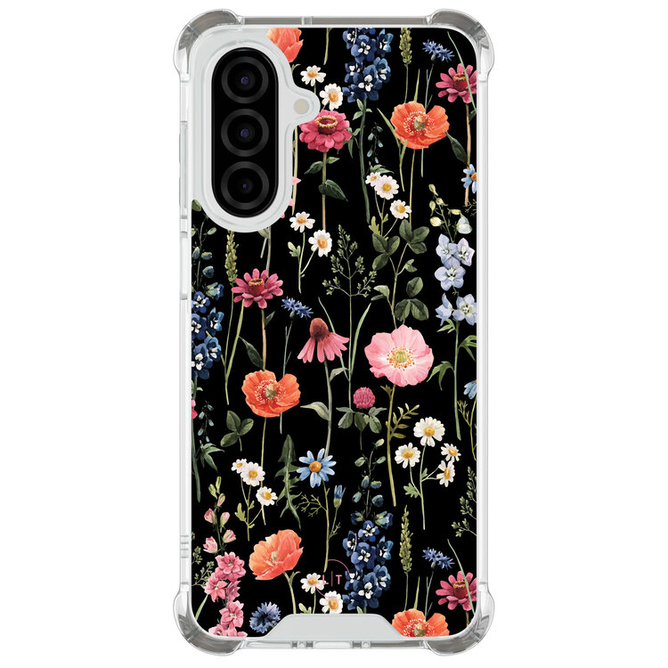 Leuke Telefoonhoesjes Samsung Galaxy A26 shockproof case - Dark flowers
