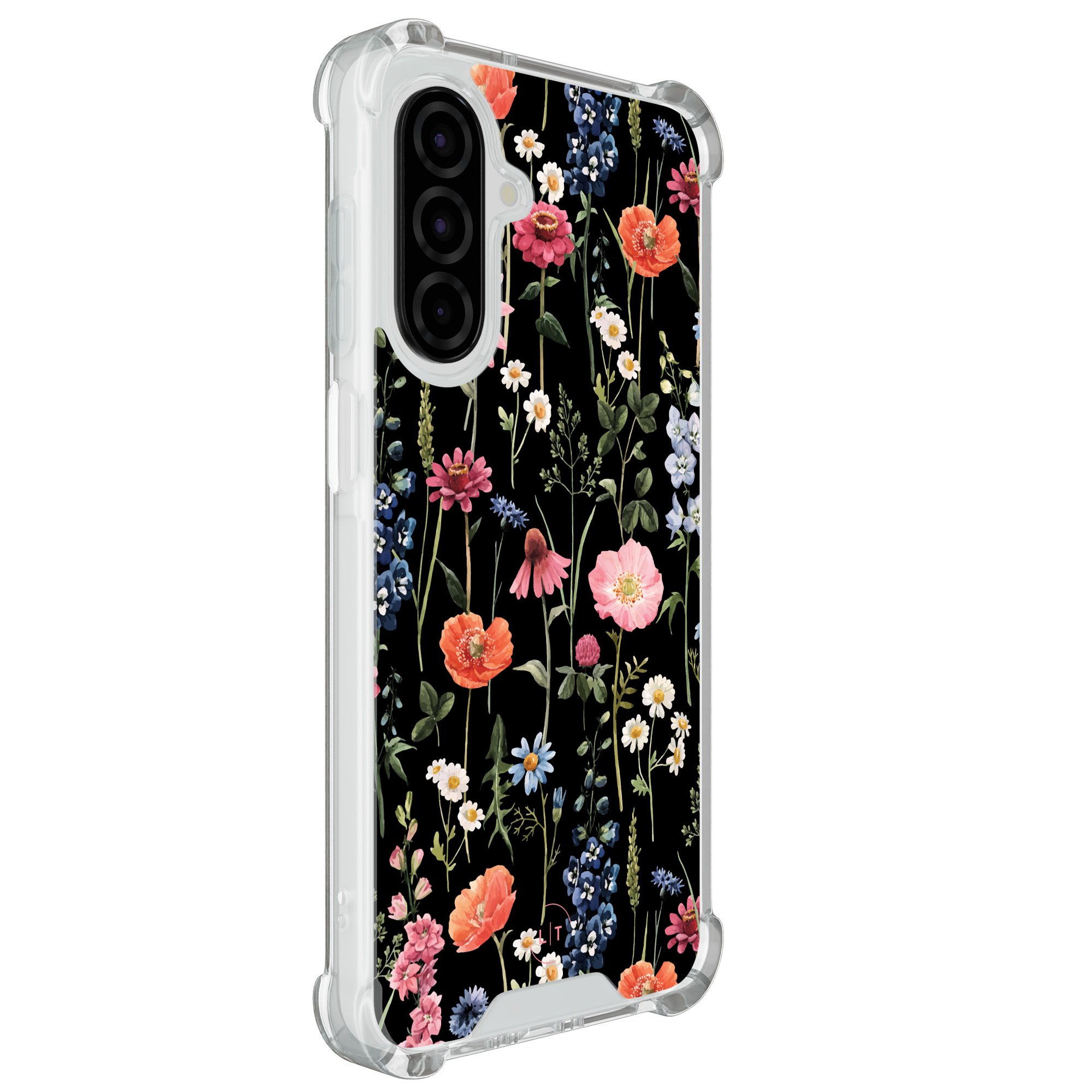 Leuke Telefoonhoesjes Samsung Galaxy A26 shockproof case - Dark flowers