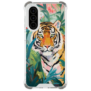 Leuke Telefoonhoesjes Samsung Galaxy A26 shockproof case - Tijger in de jungle