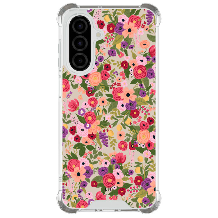 Leuke Telefoonhoesjes Samsung Galaxy A26 shockproof case - Floral garden