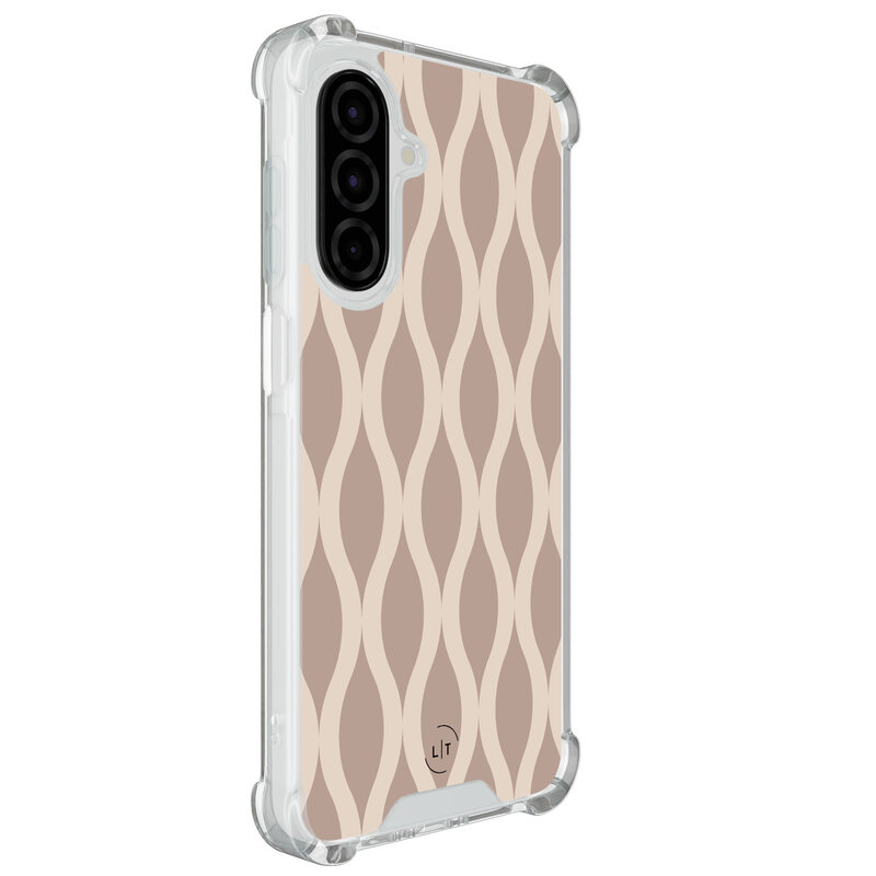 Leuke Telefoonhoesjes Samsung Galaxy A26 shockproof case - Abstract beige