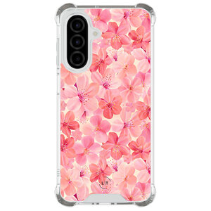 Leuke Telefoonhoesjes Samsung Galaxy A26 shockproof case - Pink flowers