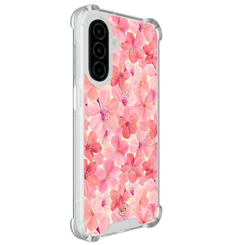 Leuke Telefoonhoesjes Samsung Galaxy A26 shockproof case - Pink flowers