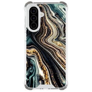 Leuke Telefoonhoesjes Samsung Galaxy A26 shockproof case - Marmer swirl