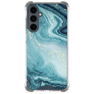 Leuke Telefoonhoesjes Samsung Galaxy A16 shockproof case - Marmer blauw