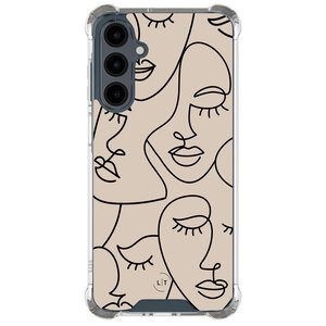 Leuke Telefoonhoesjes Samsung Galaxy A16 shockproof case - Abstract faces