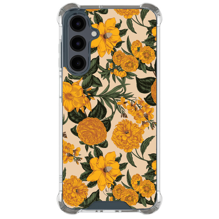 Leuke Telefoonhoesjes Samsung Galaxy A16 shockproof case - Retro flowers