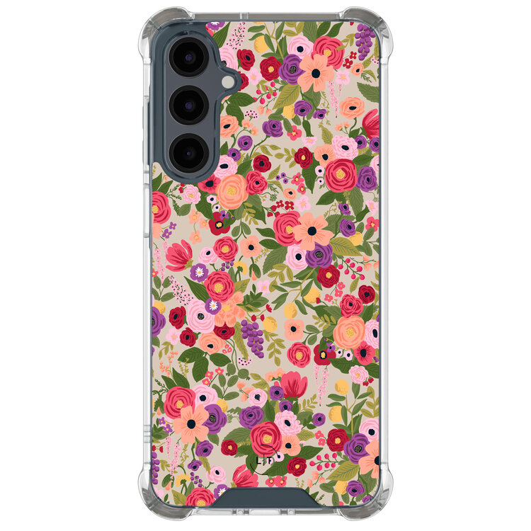 Leuke Telefoonhoesjes Samsung Galaxy A16 shockproof case - Floral garden