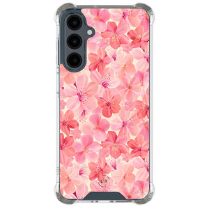 Leuke Telefoonhoesjes Samsung Galaxy A16 shockproof case - Pink flowers