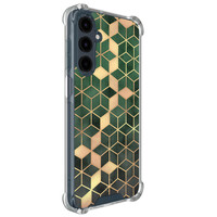 Leuke Telefoonhoesjes Samsung Galaxy A16 shockproof case - Kubus groen