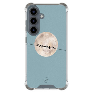 Leuke Telefoonhoesjes Samsung Galaxy S25 shockproof case - Moon birds