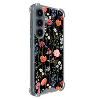 Leuke Telefoonhoesjes Samsung Galaxy S25 shockproof case - Dark flowers