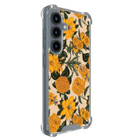 Leuke Telefoonhoesjes Samsung Galaxy S25 shockproof case - Retro flowers