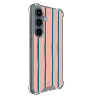 Leuke Telefoonhoesjes Samsung Galaxy S25 shockproof case - Pink flow