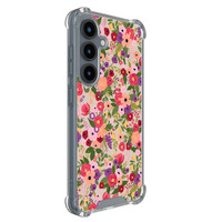 Leuke Telefoonhoesjes Samsung Galaxy S25 shockproof case - Floral garden