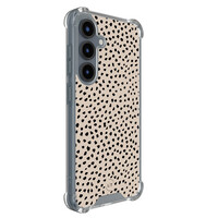 Leuke Telefoonhoesjes Samsung Galaxy S25 shockproof case - Almond dots