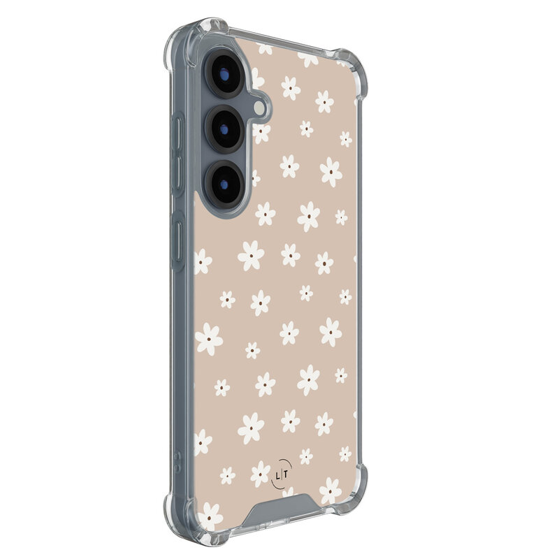 Leuke Telefoonhoesjes Samsung Galaxy S25 shockproof case - Cute flowers