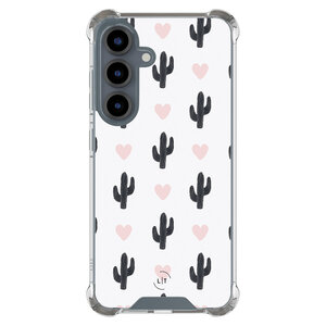 Leuke Telefoonhoesjes Samsung Galaxy S25 shockproof case - Cactus love